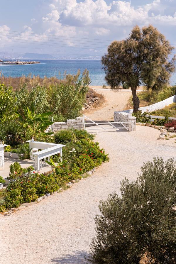Villa San Dimitrio House On The Beach Логарас Экстерьер фото