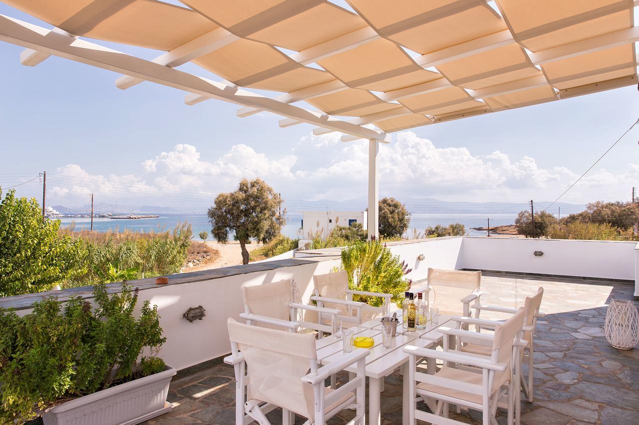 Villa San Dimitrio House On The Beach Логарас Экстерьер фото