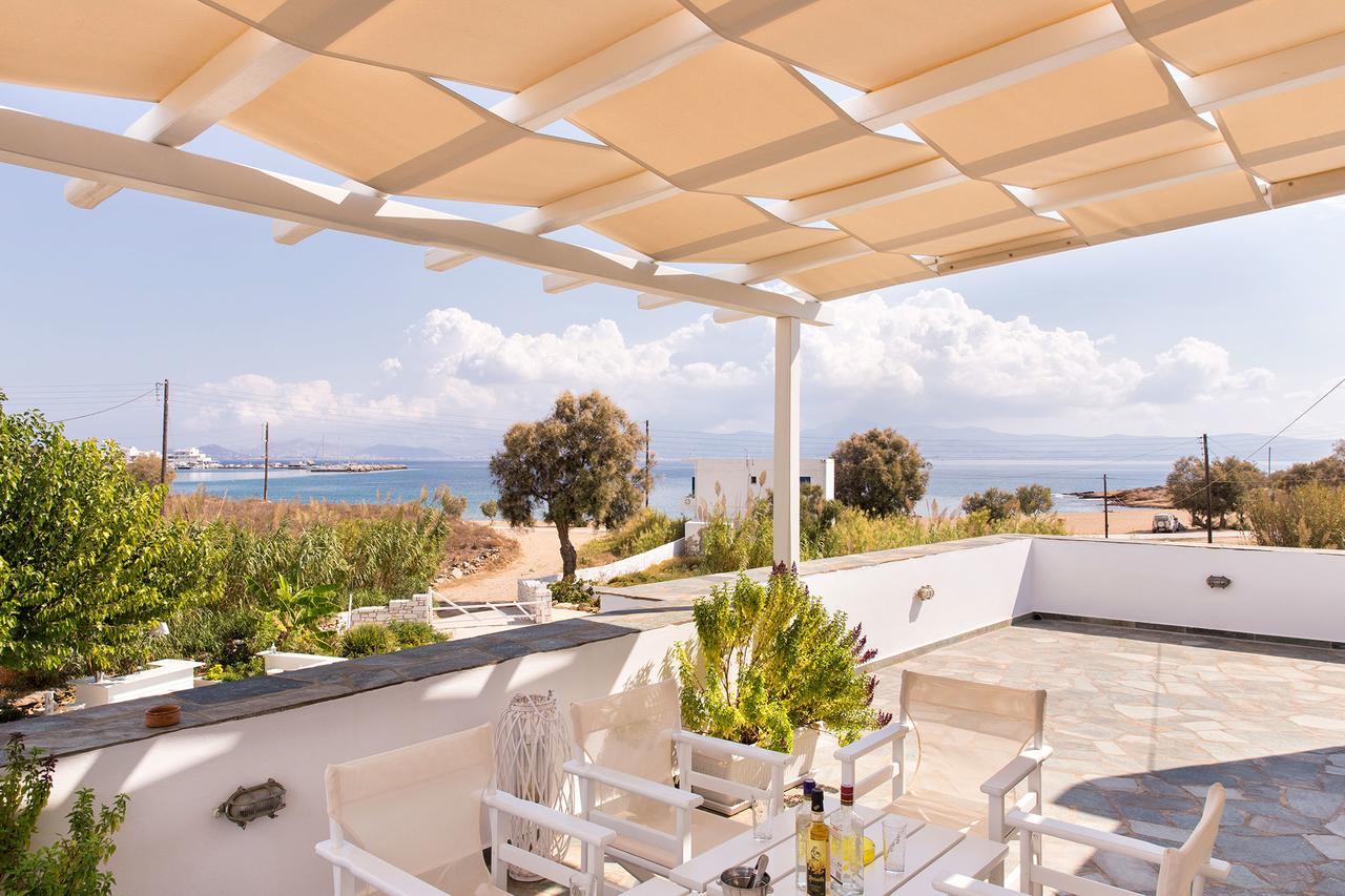 Villa San Dimitrio House On The Beach Логарас Экстерьер фото