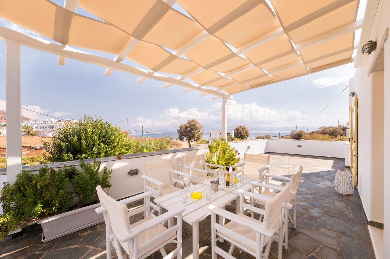 Villa San Dimitrio House On The Beach Логарас Экстерьер фото